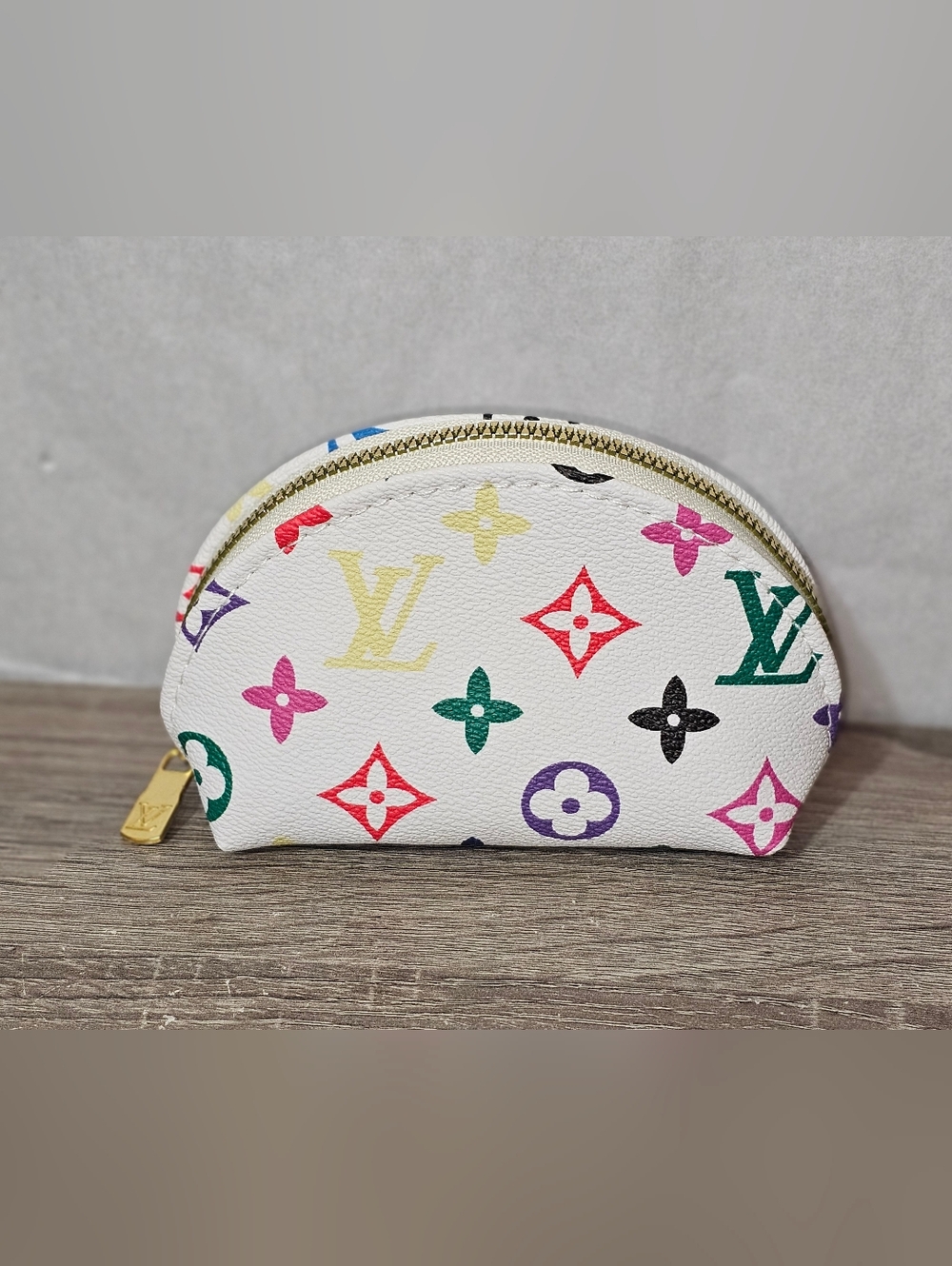 🌼SALE🌼Designer INSPIRED Multicolor Monogram Cosmetic Pouche- NWOT - Picture 7 of 11